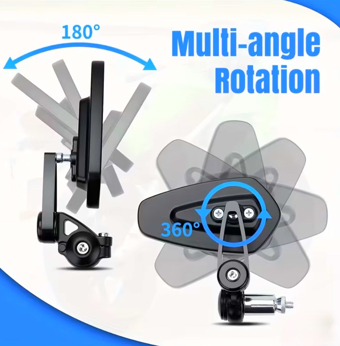 Állítható visszapillantó tükör rollerhez – maximális rálátás, minimális holttér