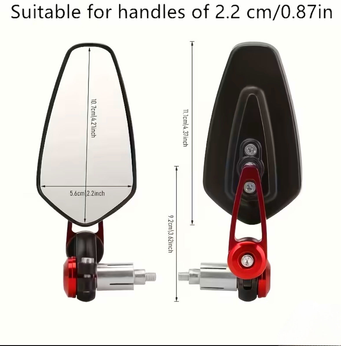 Állítható visszapillantó tükör rollerhez – maximális rálátás, minimális holttér