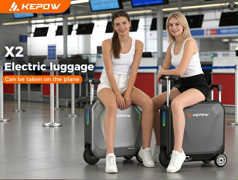 Kepow X2 Elektromos gurulós bőrönd