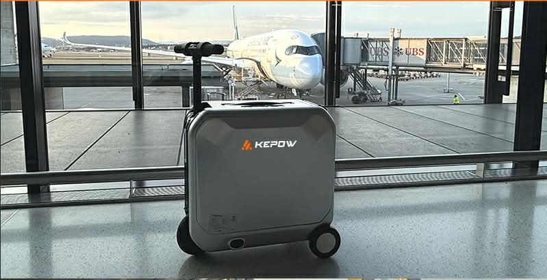 Kepow X2 Elektromos gurulós bőrönd